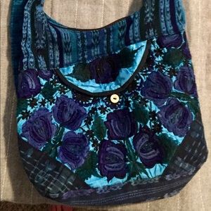 Handmade in Mexico- Floral Satchel
